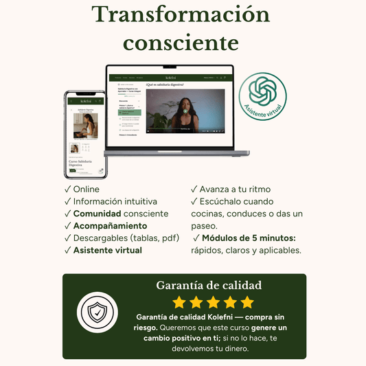 Curso Sabiduría Digestiva - Kolefni