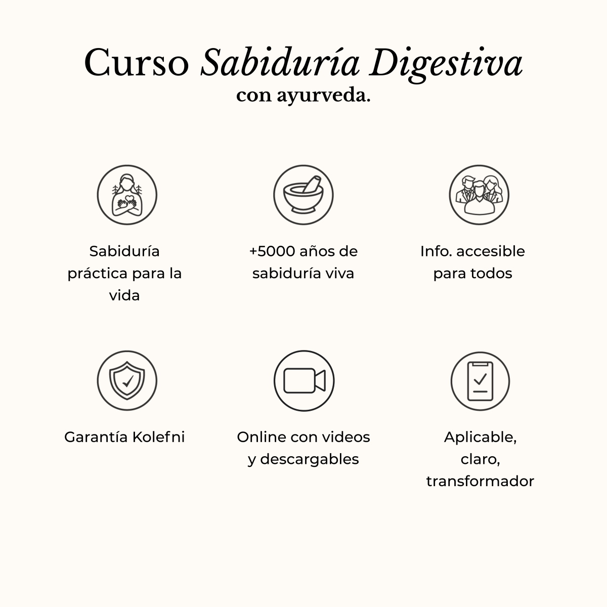 Curso Sabiduría Digestiva - Kolefni
